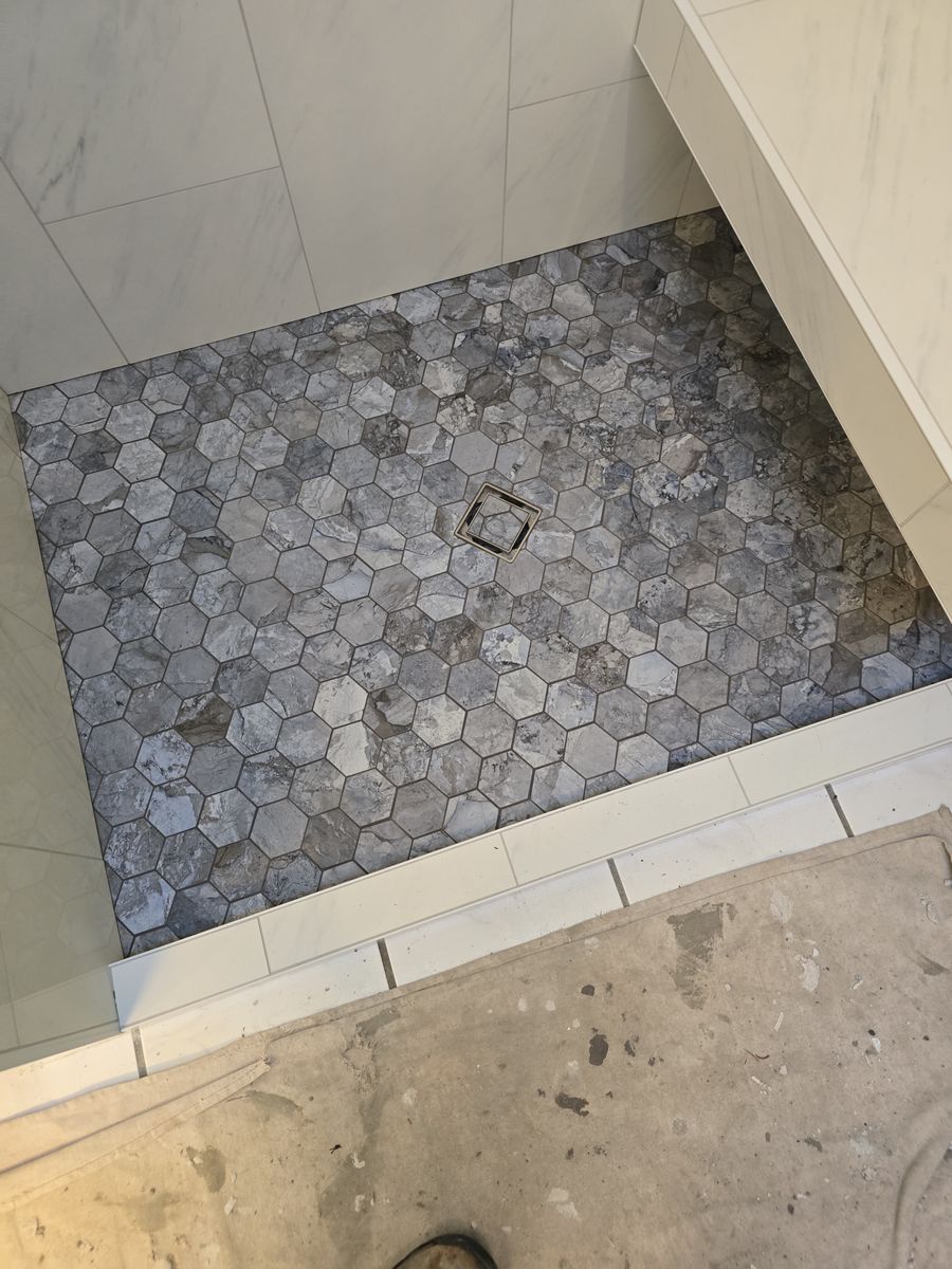Tile installation for Brush Rooms in Rochester, NY