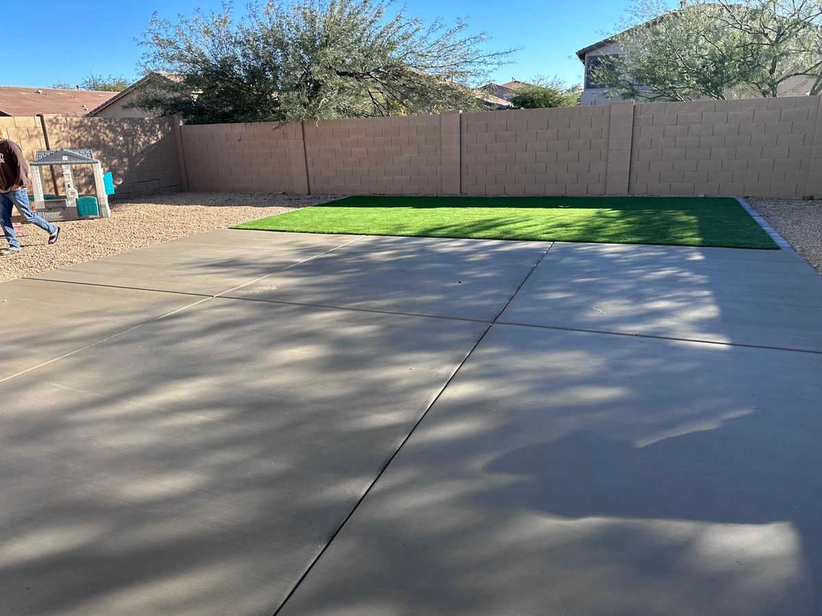 Concrete for K Concepts in Central Pheonix, AZ