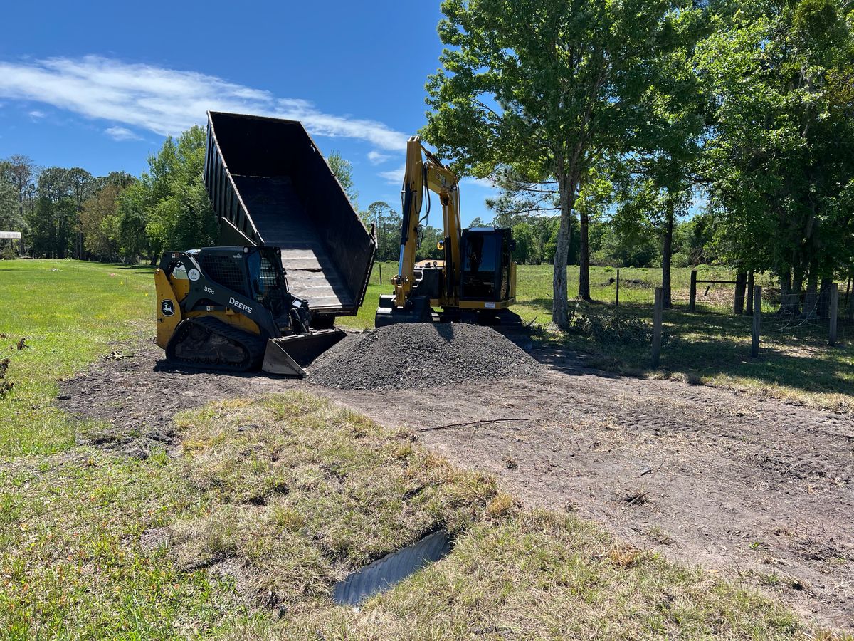 Culvert install for C & S Grading in Saint Cloud, FL