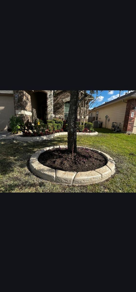 Landscaping for Texas Curb N Borders in Houston, TX