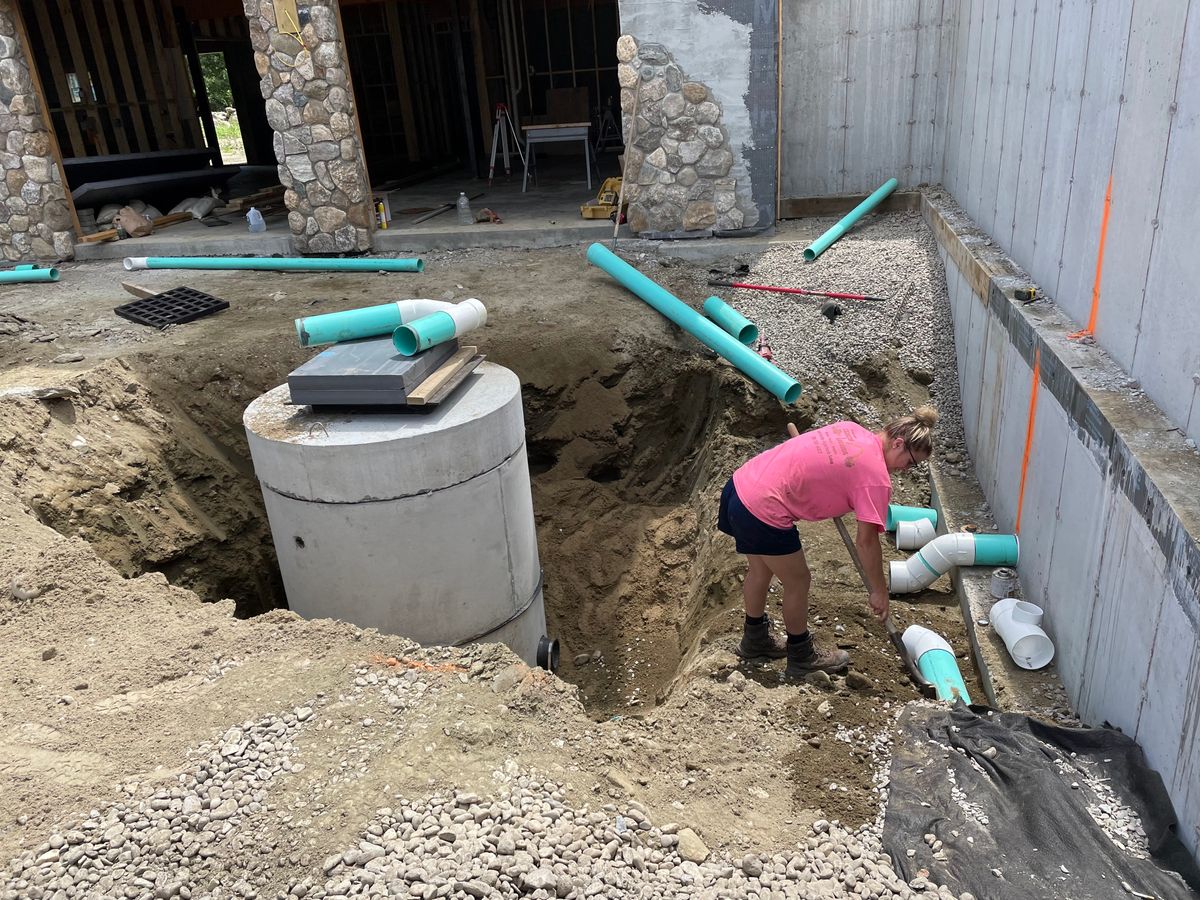 Sewer & Water & Power Lines for Andy Naylor Excavation in Stowe, VT