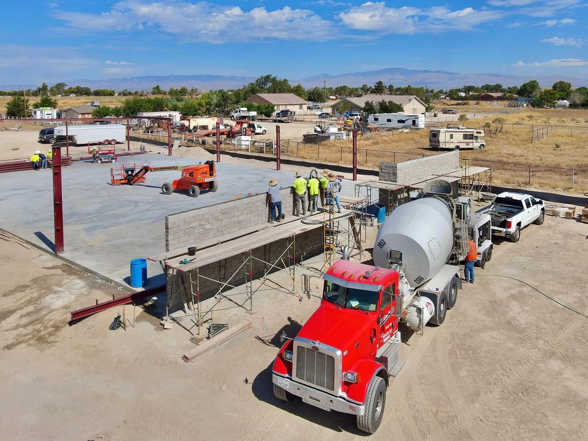 Concrete Slab Construction for The Concrete Guys in Hemet,  CA