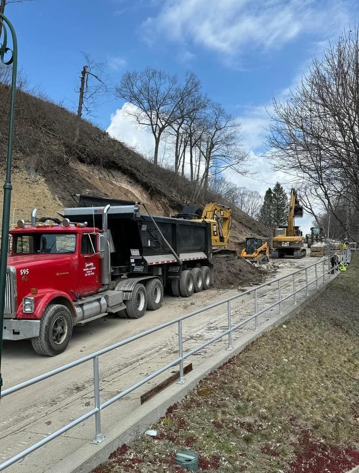 Materials Delivery for Spierling Trucking & Excavating - Paving in Pellston, MI