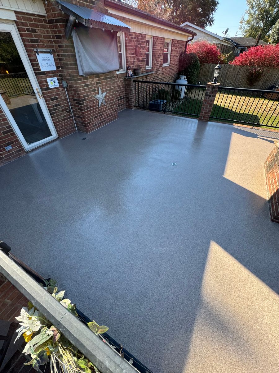 Epoxy Flake System for Mitchell’s Concrete Coatings in Taylorsville, NC