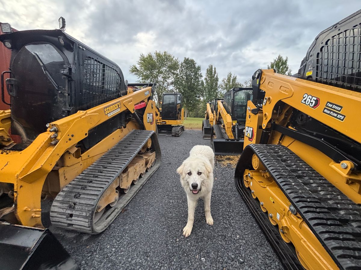Grading for Schrock’s Land Management in Northern Virginia, Shenandoah Valley, VA