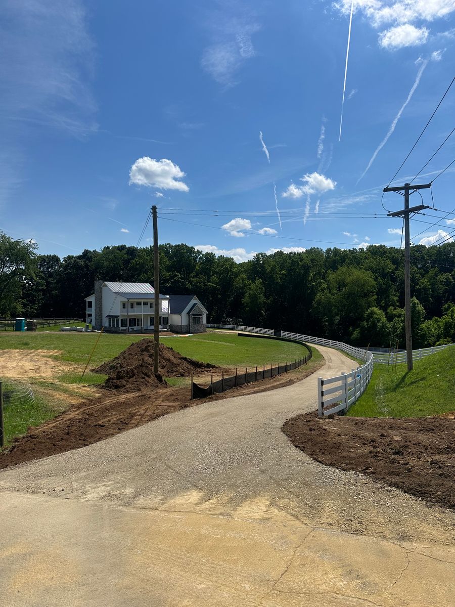 Grading for James R Carter Paving in Roanoke, VA