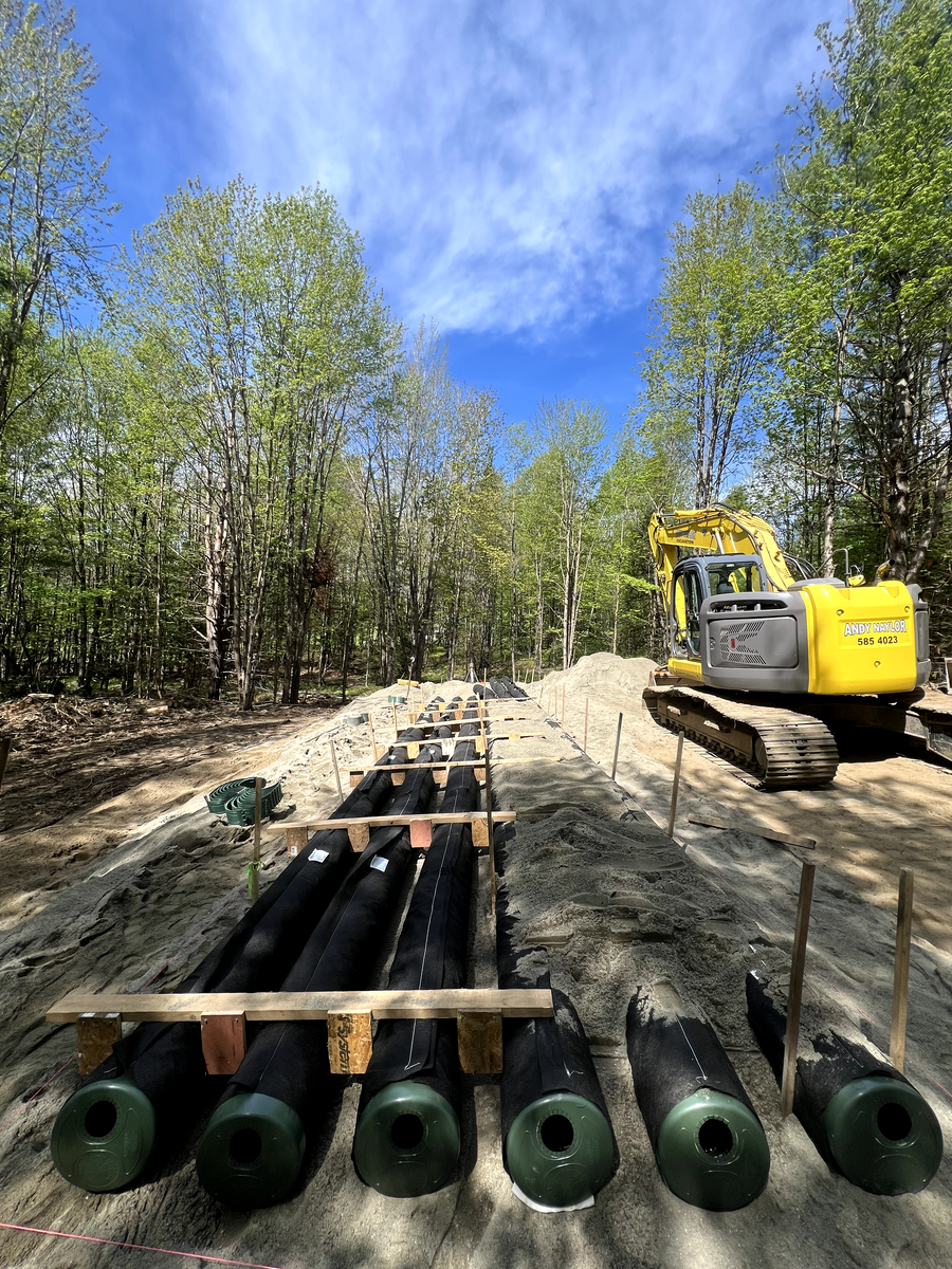 Site Preparation for Andy Naylor Excavation in Johnson, VT