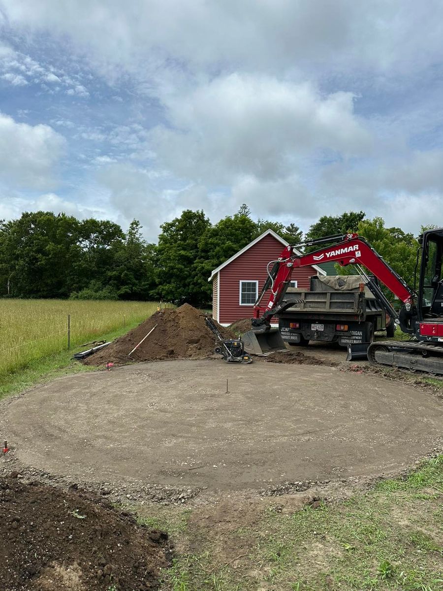 Leveling for E. Gordon Construction in Dighton, MA