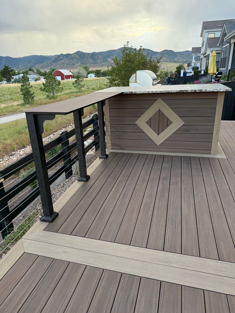 Deck & Patio Installation for Arnett Front Range Construction in Elizabeth, CO