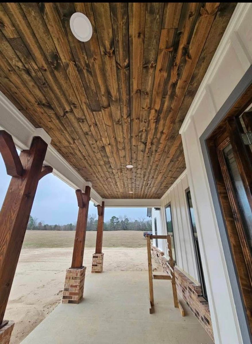 Deck & Patio Installation for H2 Custom Homes in Mineola, TX