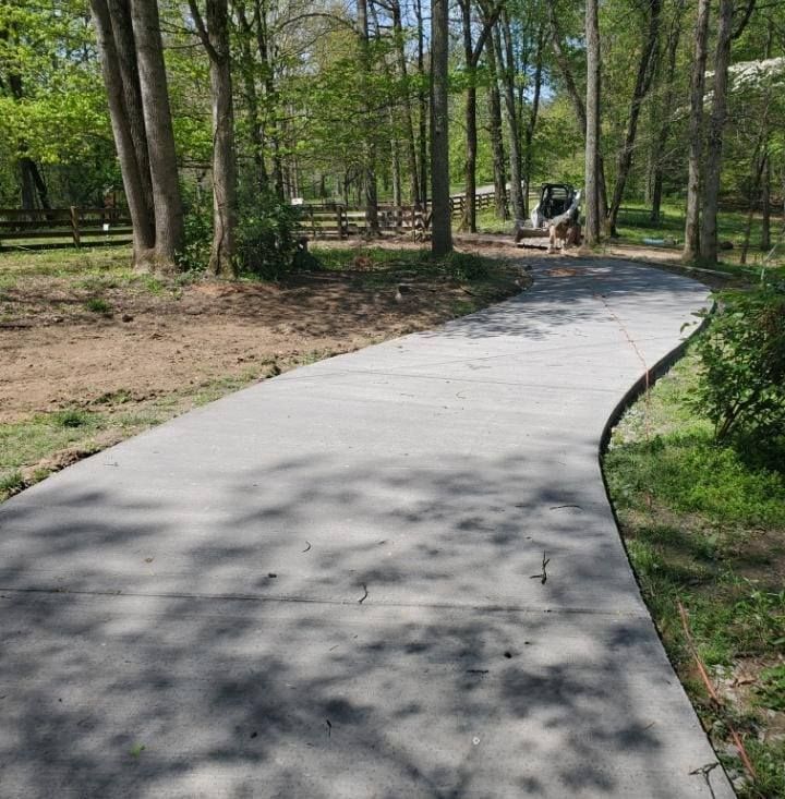 Sidewalk Installation for Sullivan Concrete in Kingston Springs, TN