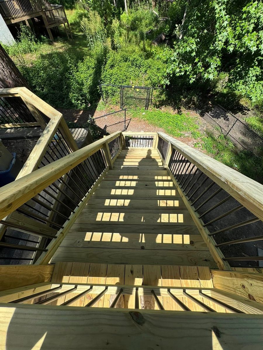 Deck and Patio Refinishing for Starkey Outdoor Improvements and Design in Evans, GA