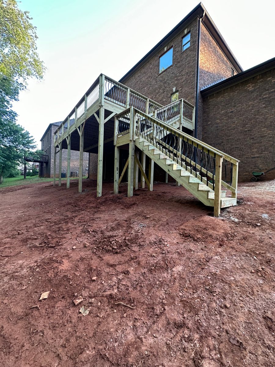 Deck and Patio Construction for JDP Construction Group in McDonough, GA