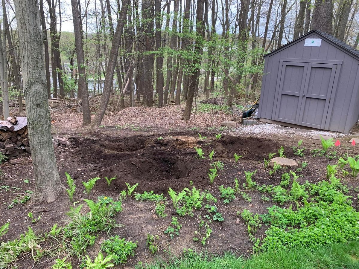 Tree Bush and Flower Installation for Trueman Landscaping in Wexford, PA