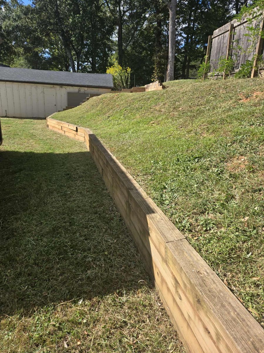 Retaining Wall Construction for ACE Lawn Care of Georgia LLC in Atlanta, GA