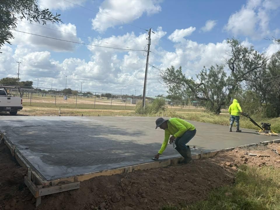 Concrete for Superior Painting and Metal Solutions in McAllen, TX