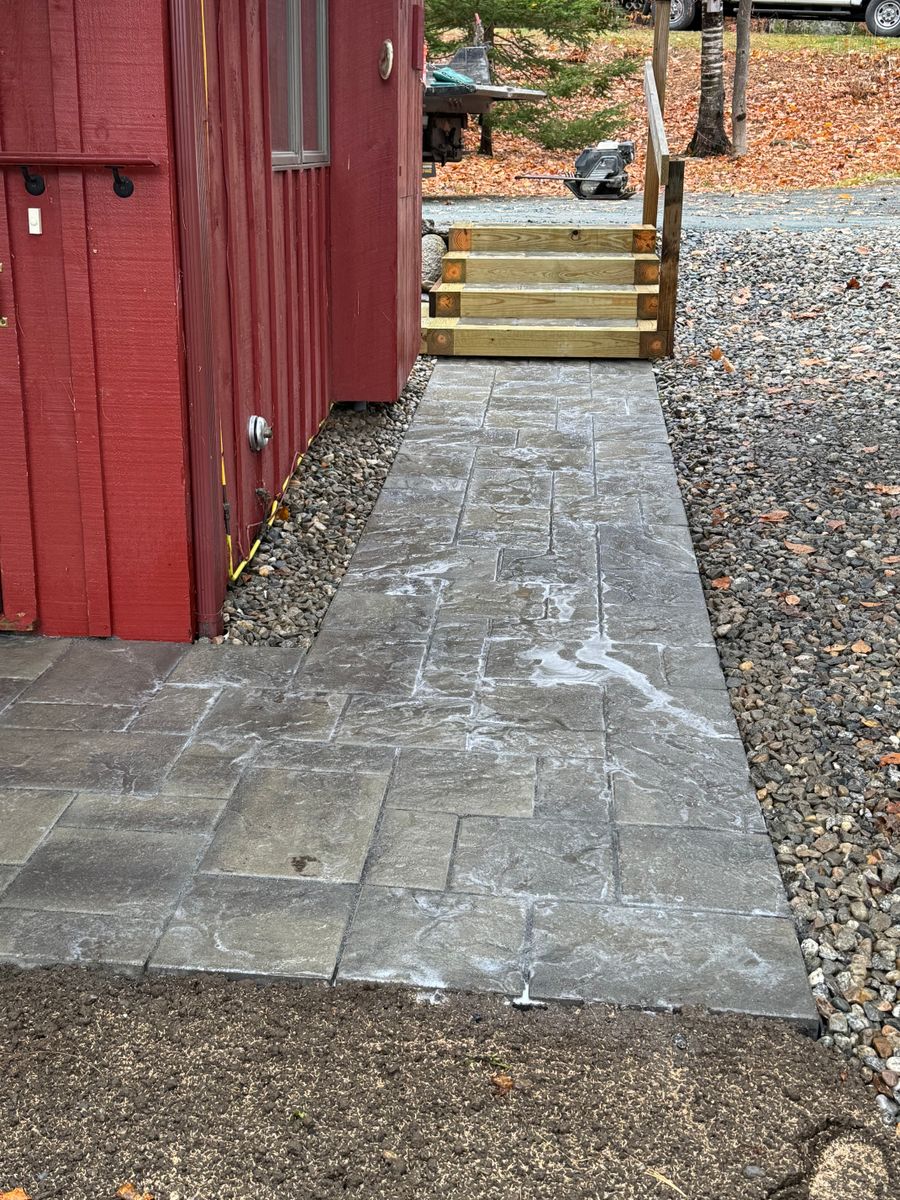 Walkways for Clifford’s Quality Tree Care & Landscaping in Enfield, NH