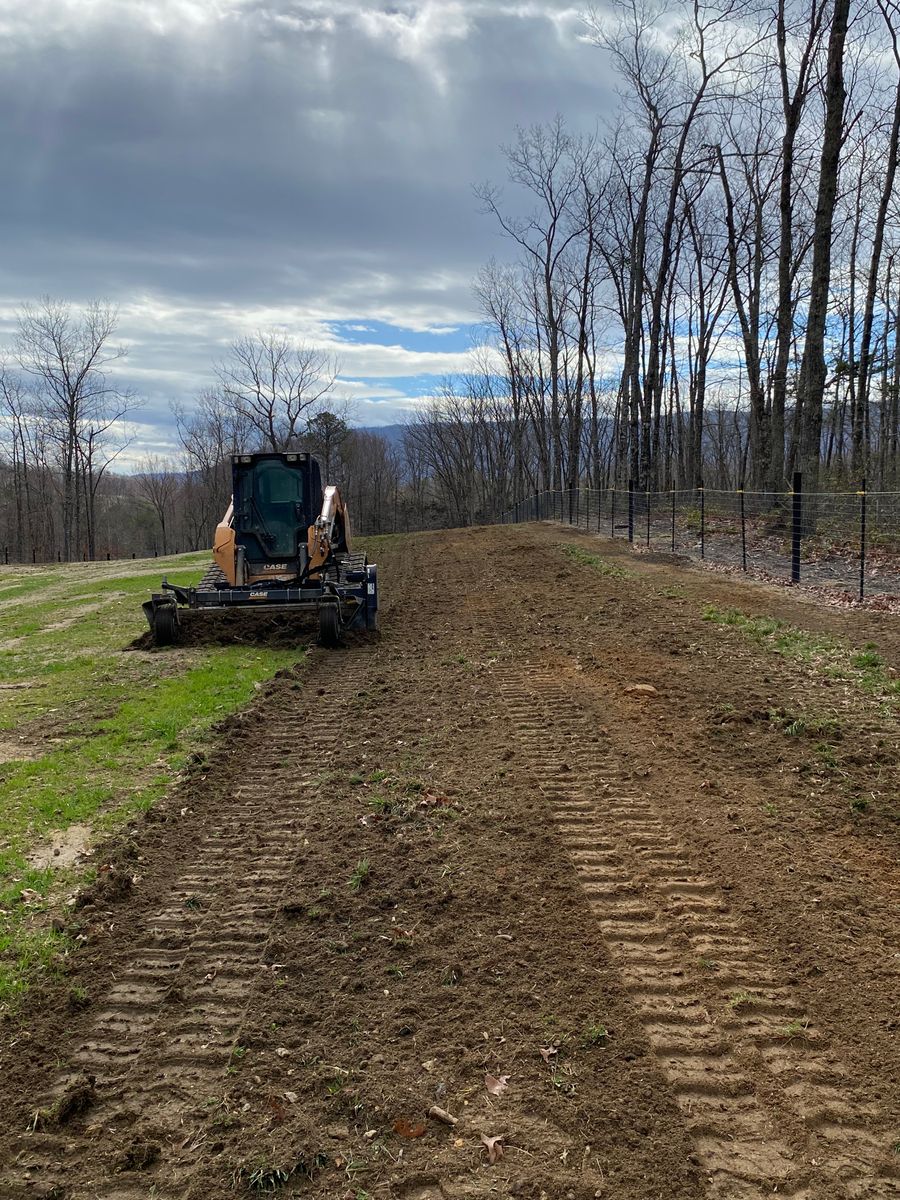 Grading for Lanier Excavating LLC in Bedford County, VA