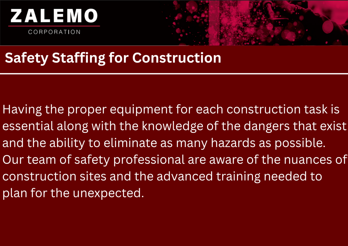 Safety Staffing for ZALEMO in Houston, TX