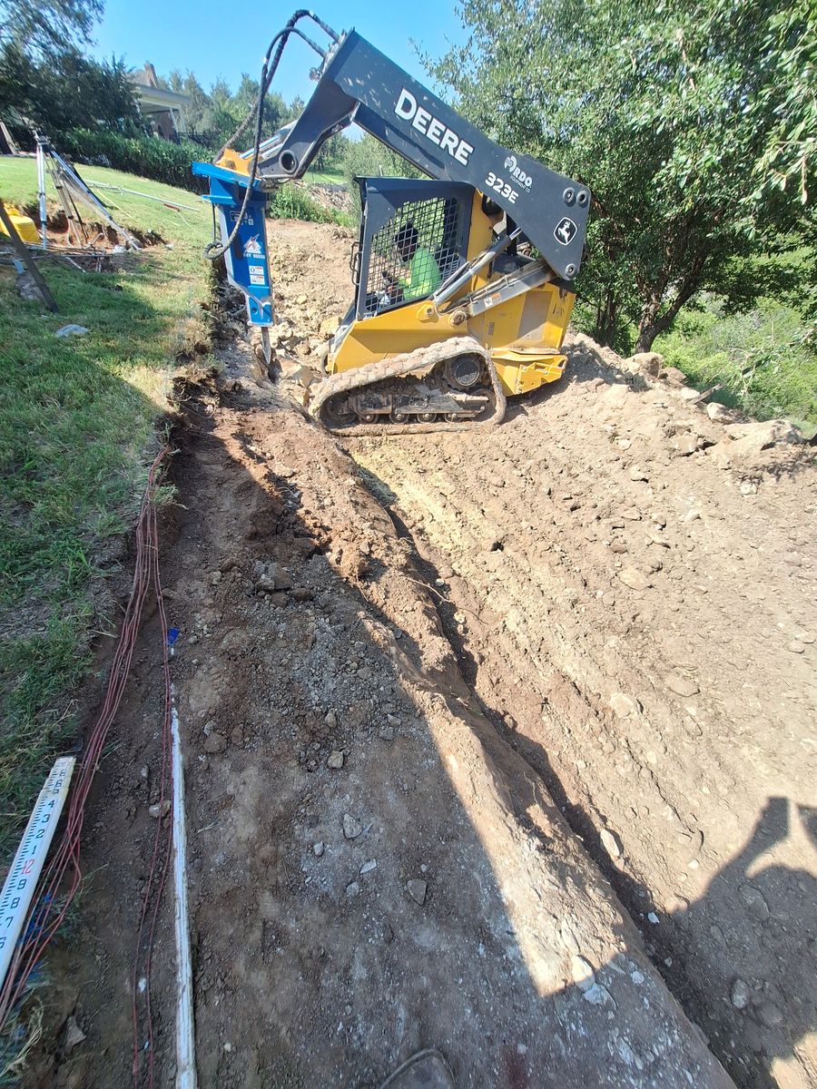 Earthwork Services for Leo's Concrete Crew in Elgin, TX