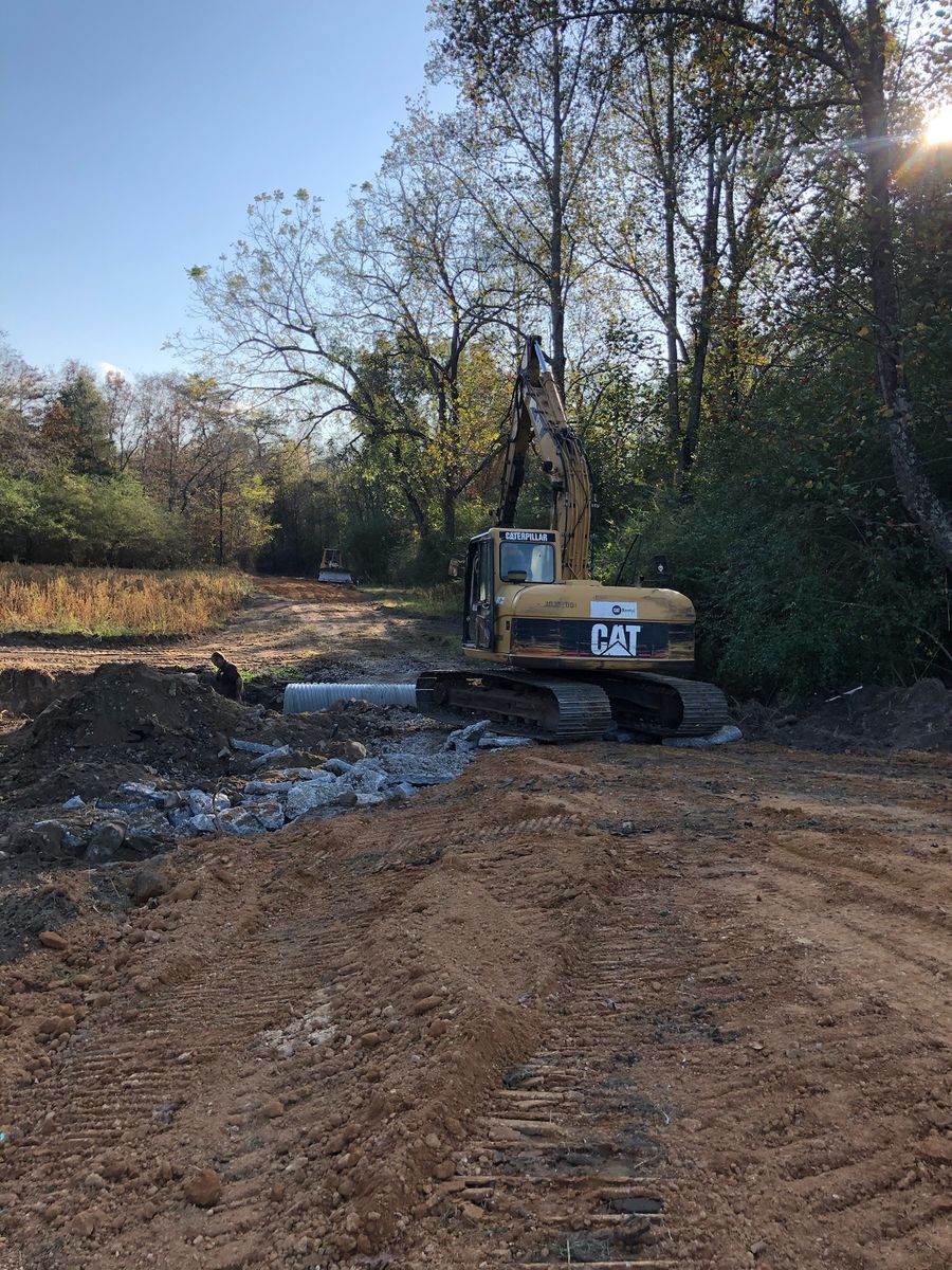 Residential & Commercial Excavation for McBryar Excavation in Trenton, GA