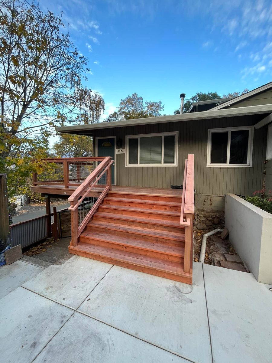 Deck & Patio Installation for Parker Construction LLC in Napa, CA