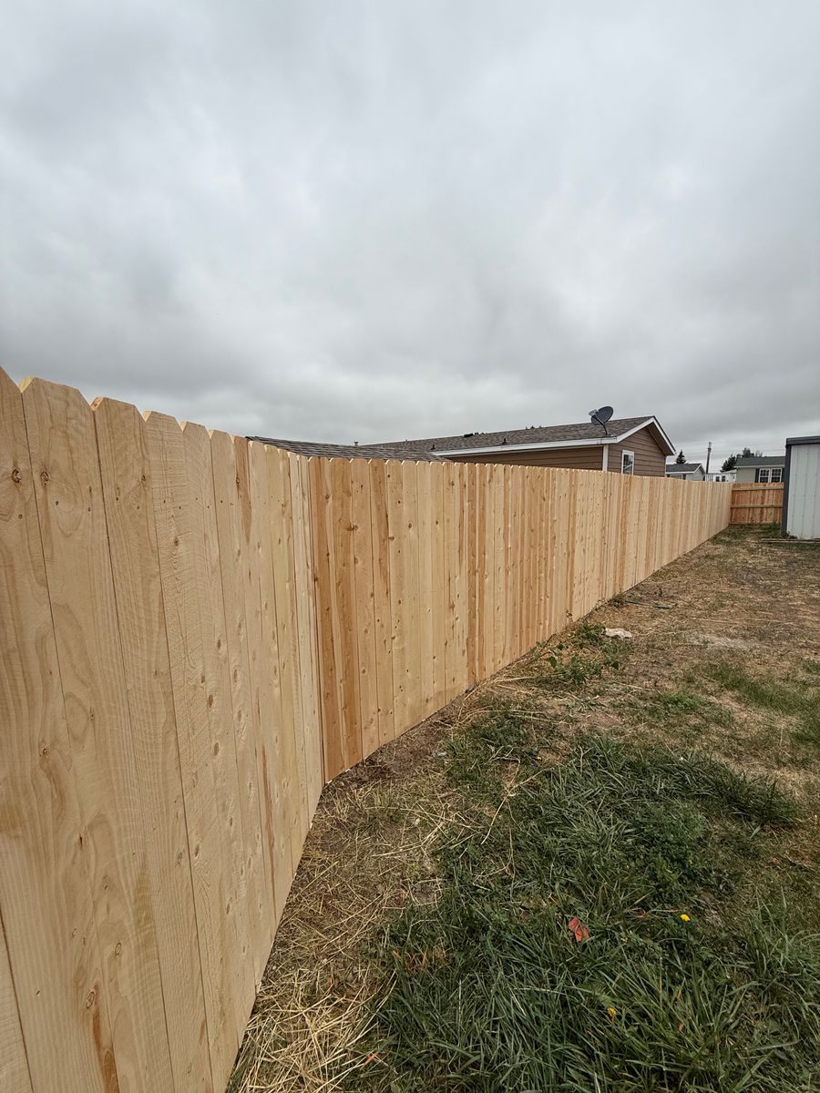 Fence Installation for DS Industries in Gillette, WY