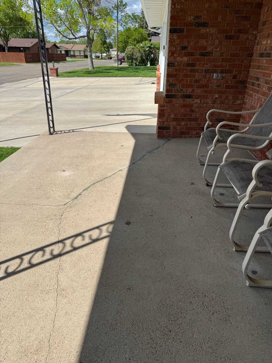 Crack Sealing for KAT Concrete Lifting in Sidney, MT