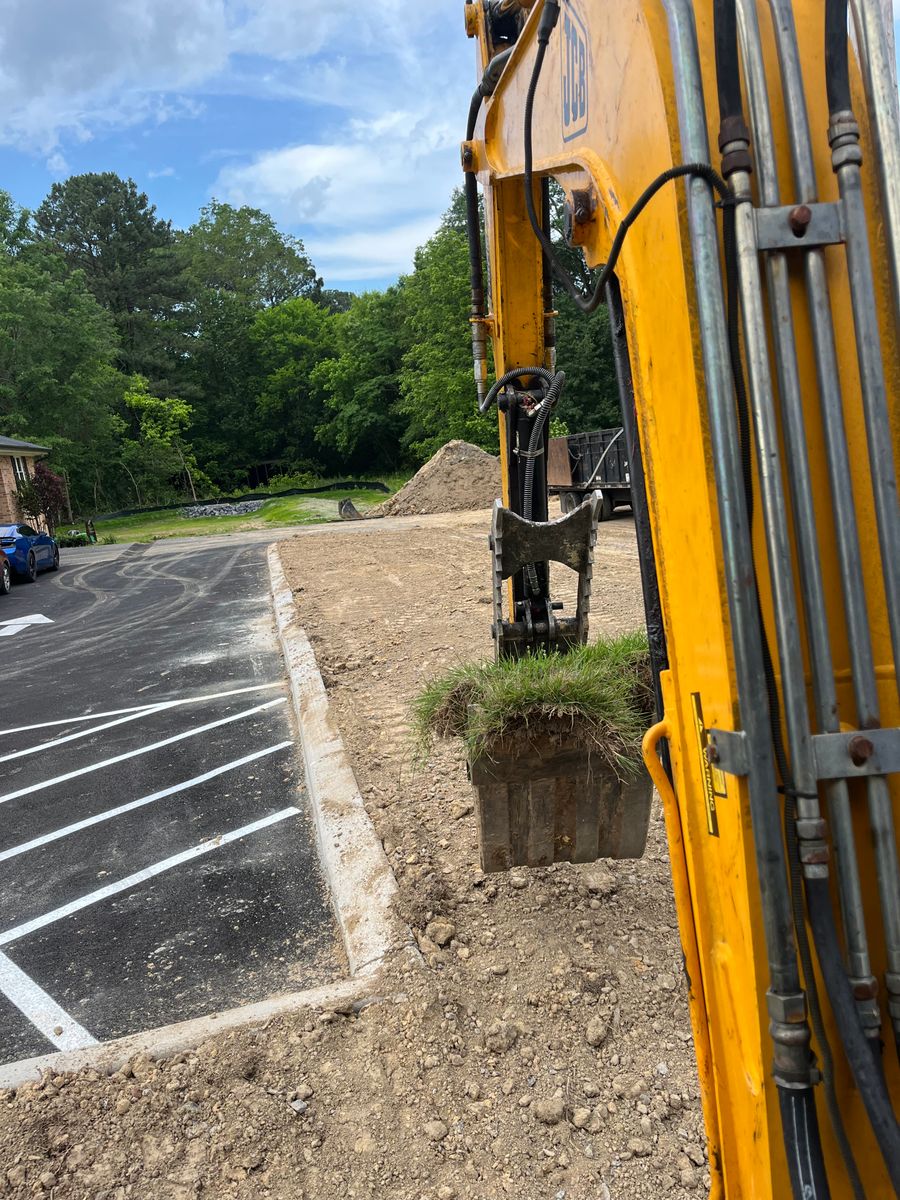 Site Preparation for J.P Landscaping and Excavation in Chattanooga, TN
