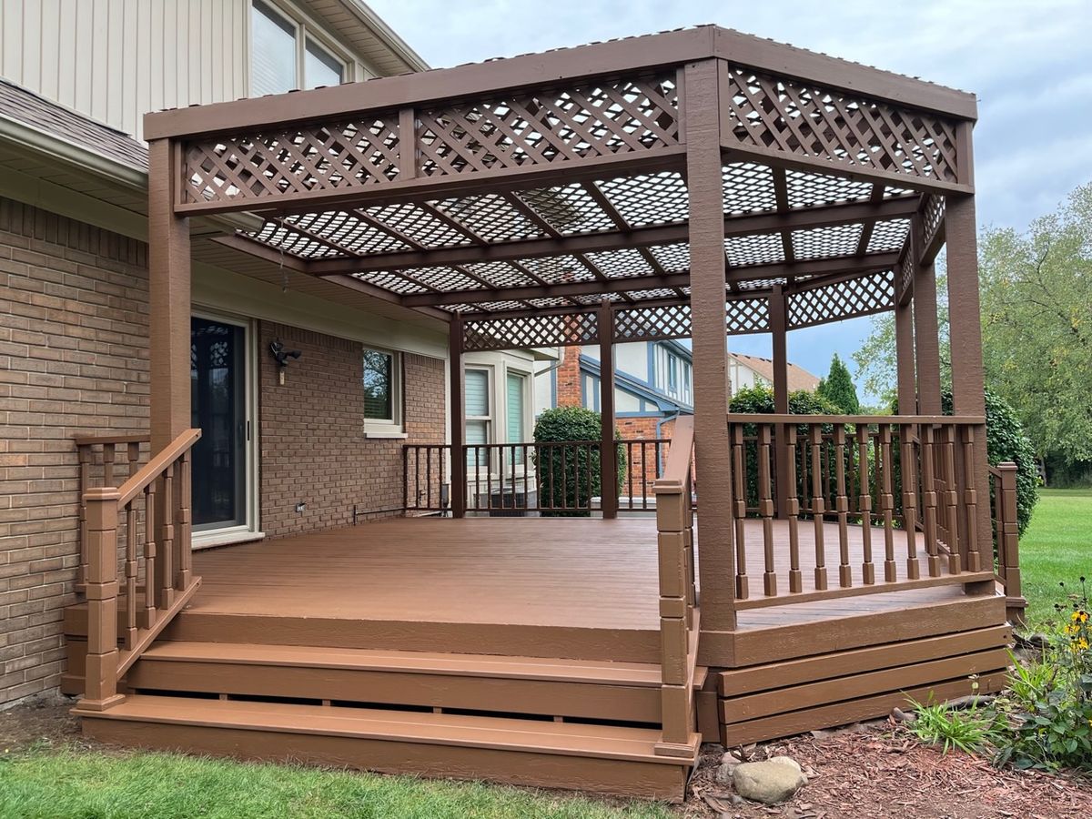 Deck and Fence Restoration for Evans Painting & Carpentry LLC in Lake Orion, MI