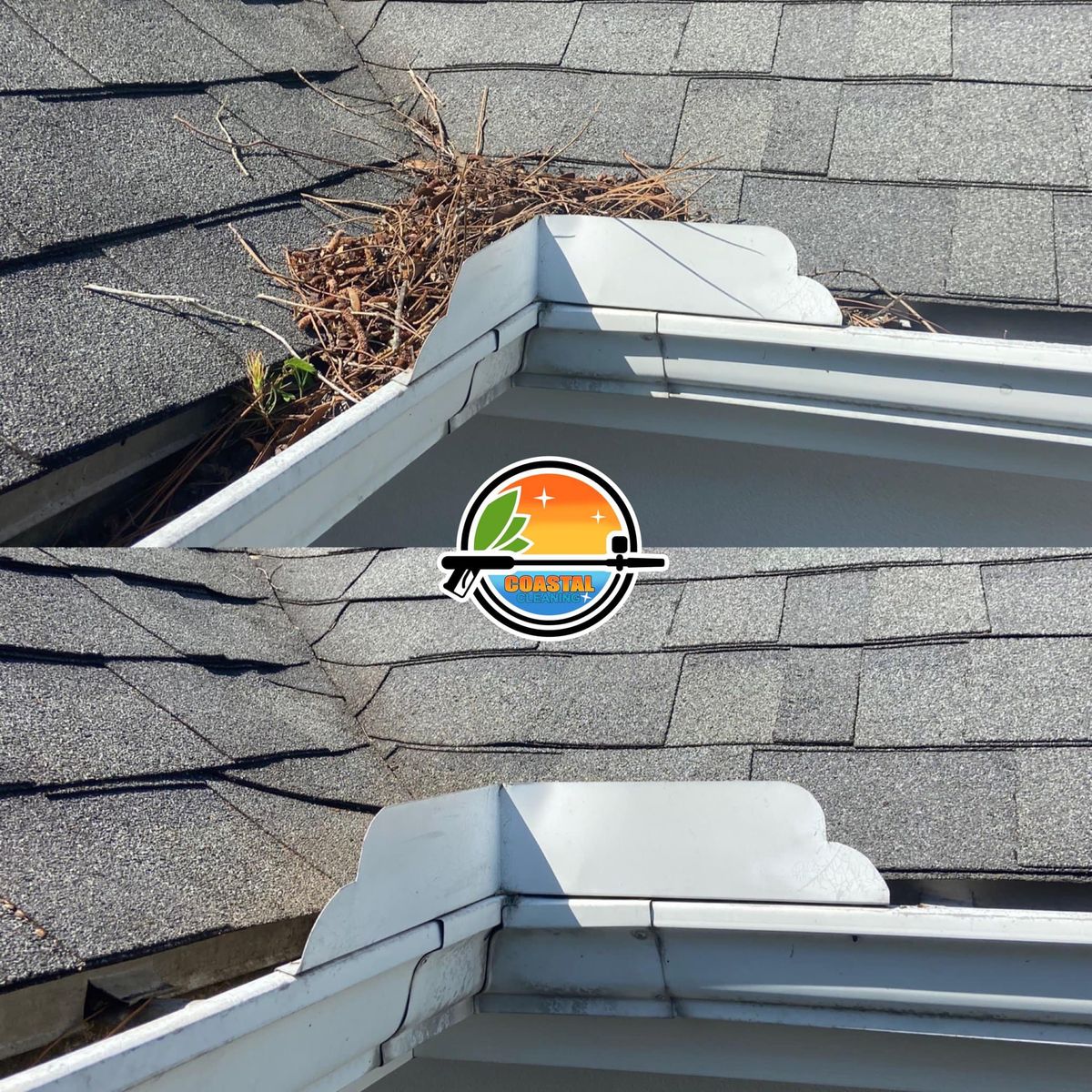 Gutter Cleaning / Brightening for Coastal Cleaning LLC in Rayne, Louisiana