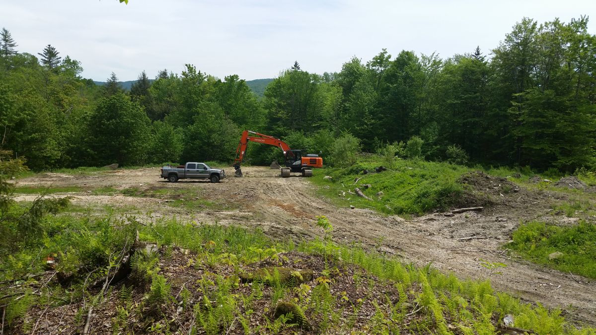 Land Clearing & Demolition for Andy Naylor Excavation in Stowe, VT