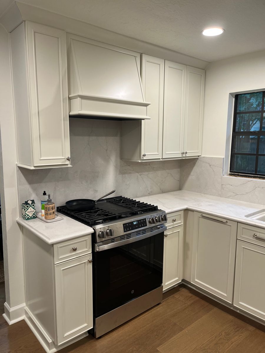Kitchen and Cabinet Refinishing for HHD Services LLC. Renovations & Repairs in Houston, TX