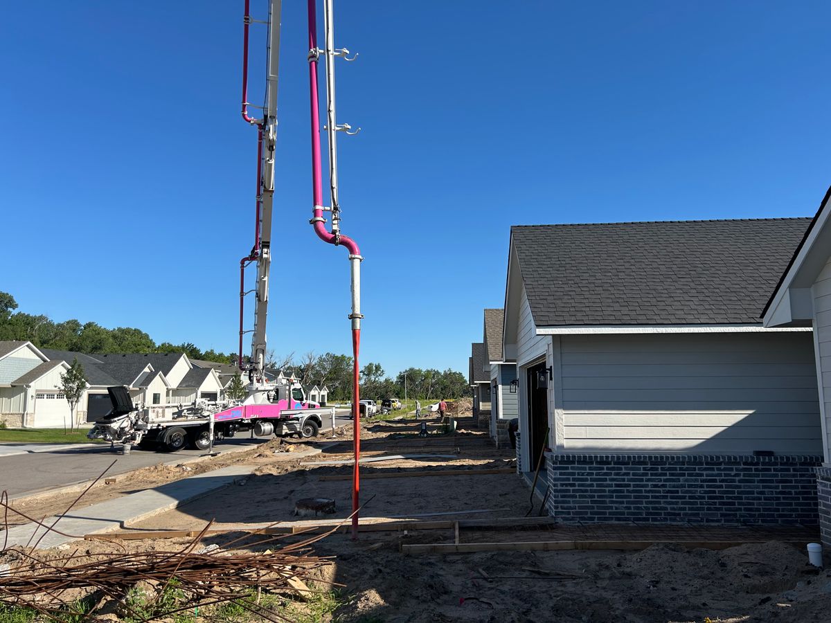 Concrete Pouring for Omni Construction Product in Wichita, KS