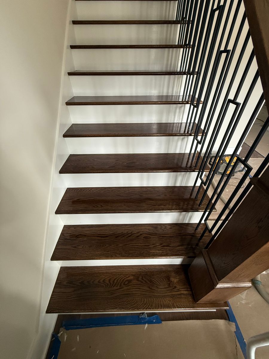 Custom stair for Master Hardwood Floors in Raleigh, NC