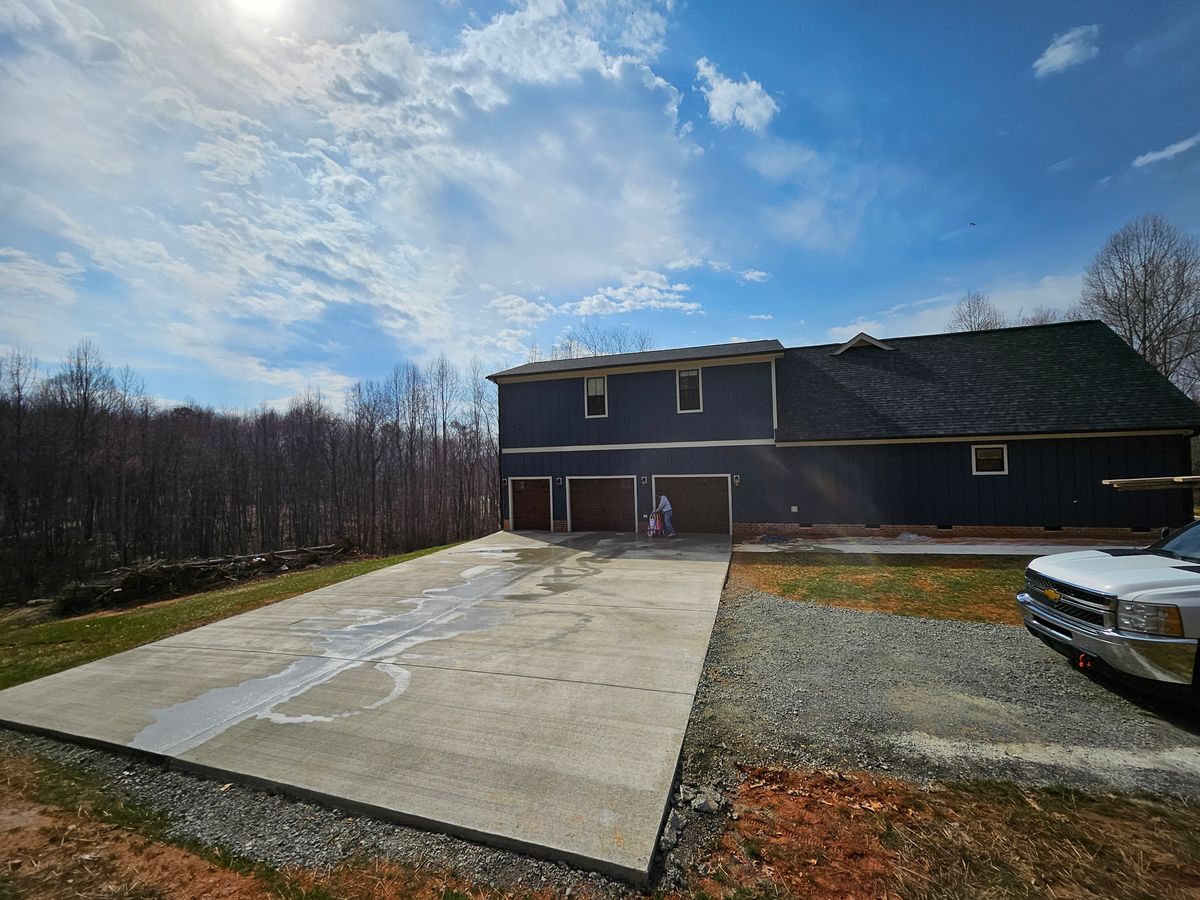 Commercial Concrete Work for Miilan Construction in Boonville, NC