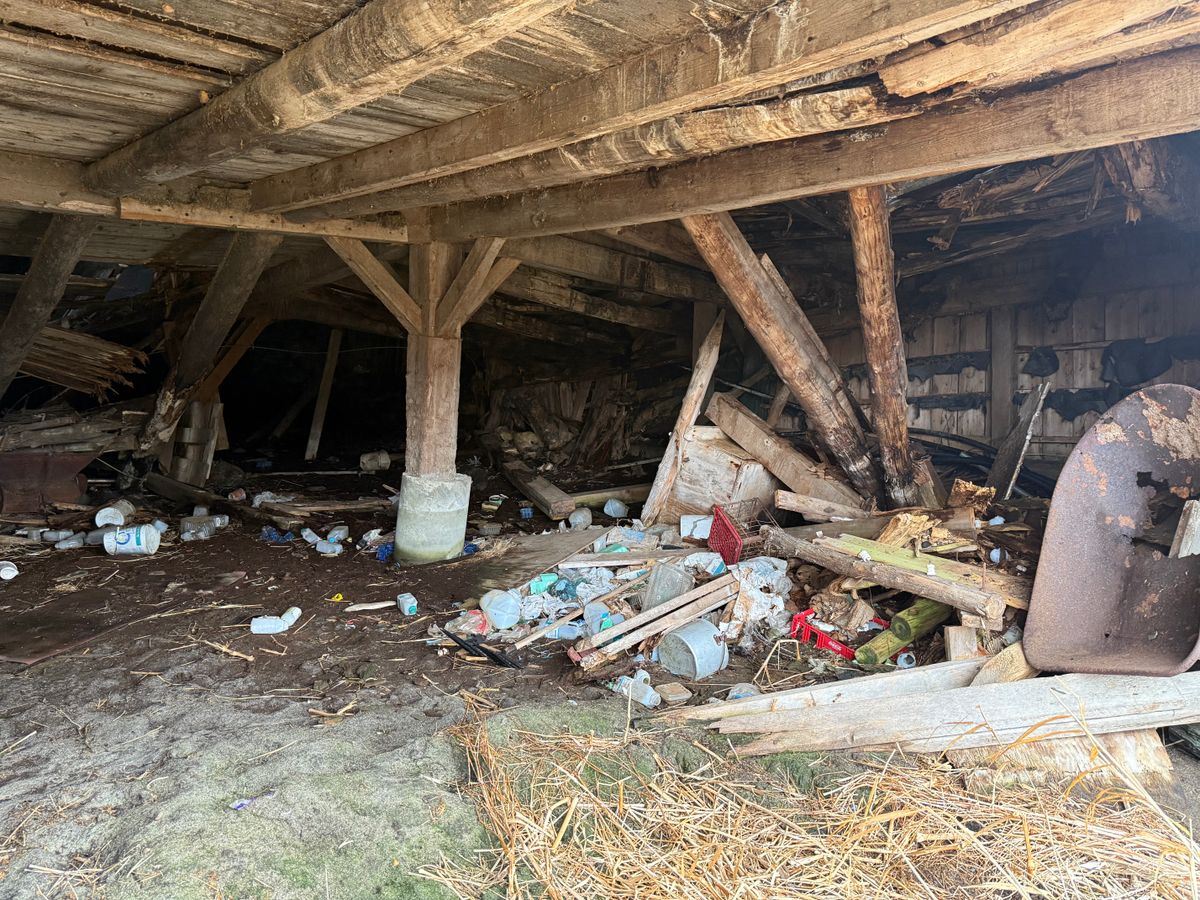 Barn demolition for Quality Demo Services LLC in Lawrence, MA