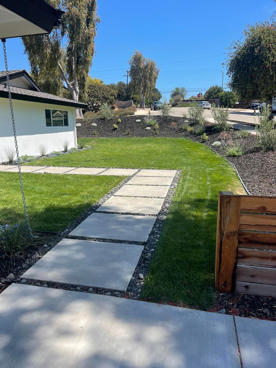 Mulch Installation for PJ & Son’s Gardening in Montecito, CA