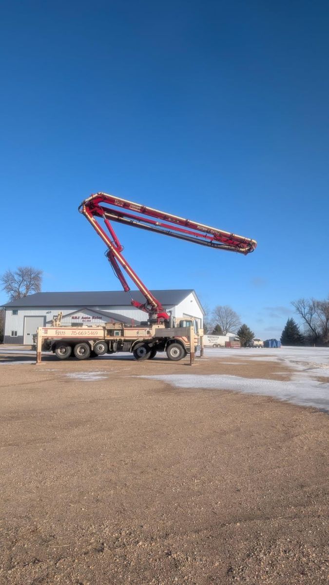 Concrete for Midsota Construction Services in Willmar, MN