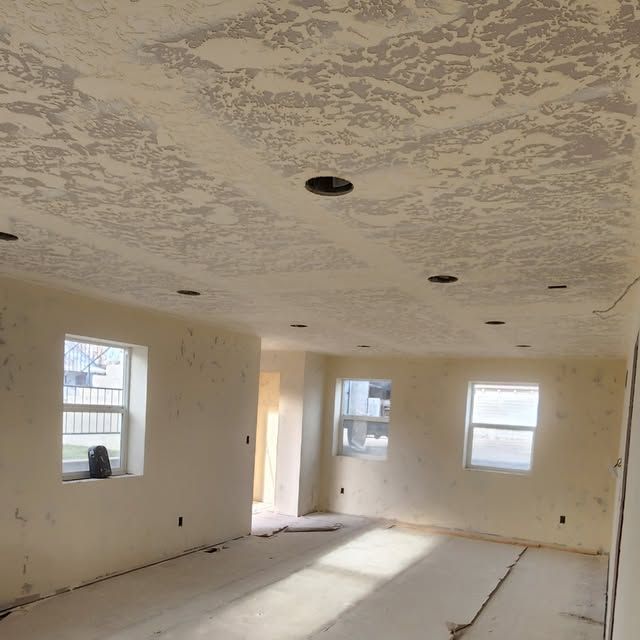 Ceiling Texture Application for Valhalla Drywall in Boise, ID