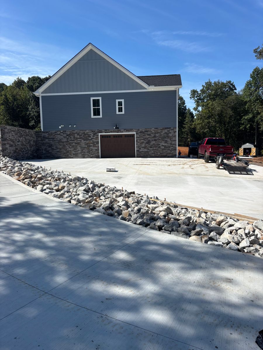 Sidewalk Installation for Tommy Moore Construction in Anderson County, TN