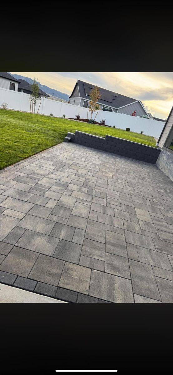 Paver Walkways and Patios for Precision Landscape in Casper, WY