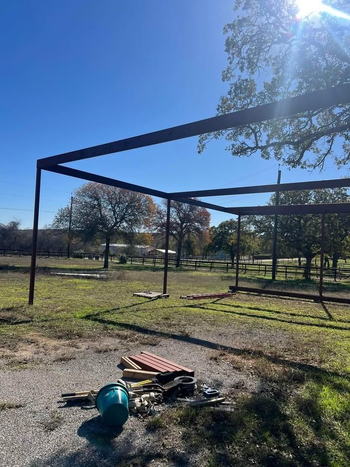 Concrete Construction for King Services in Seguin, TX