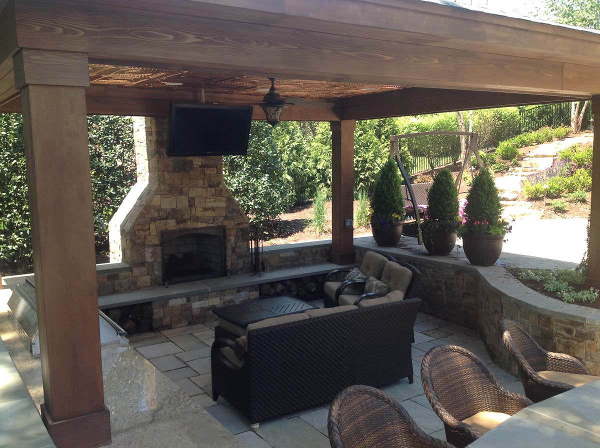 Outdoor Fireplaces for M&M Professional Landscaping in Sterling, VA