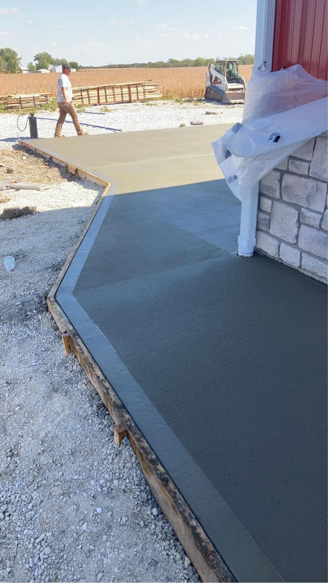 Sidewalk Installation for Kruse Concrete Construction  in Donnellson, IA