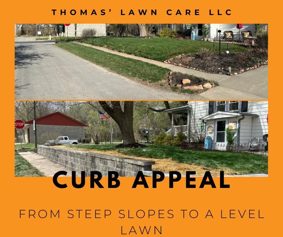 Landscape Design and Installation for Thomas' Lawn Care in Maryville, MO