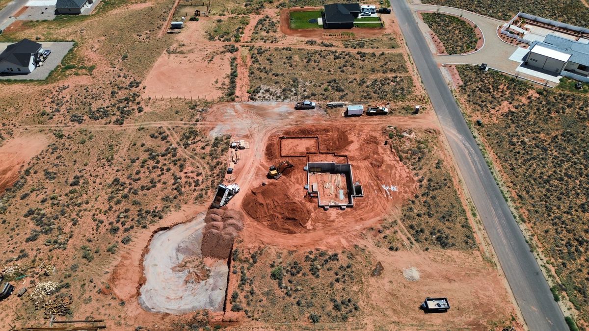 Site Preparation & Excavation for Pivot Construction in Kanab, UT