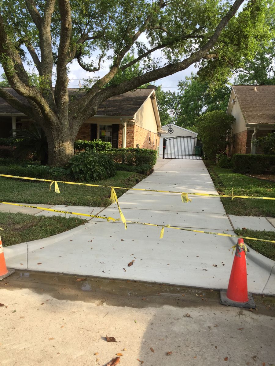 Decorative Concrete for Texas Curb N Borders in Houston, TX