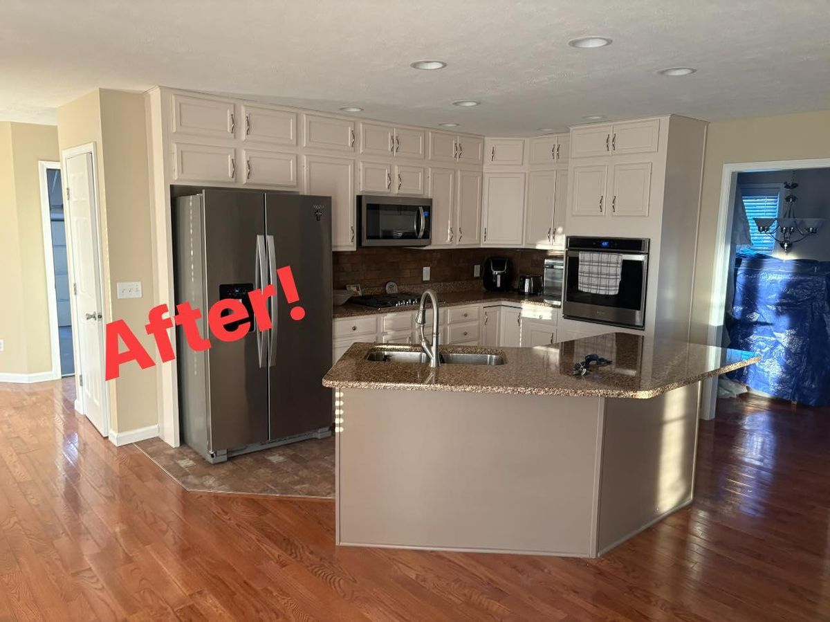 Kitchen and Cabinet Refinishing for NXT Generation Painting in Cookeville, TN