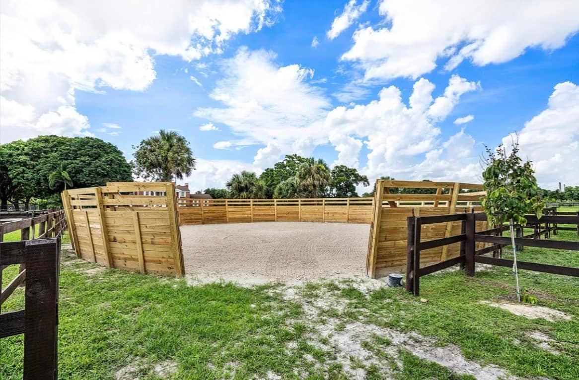 Round Pens for Florida Native Equestrian Services in Central Florida, FL